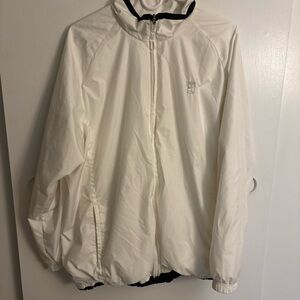 Vintage Y2K Nike Challenge Court White Track Jacket Swoosh